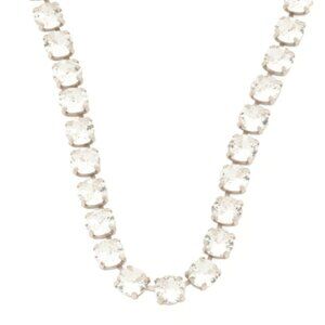 NWT Sorrelli- Gold Plated Clear Crystal Choker Necklace